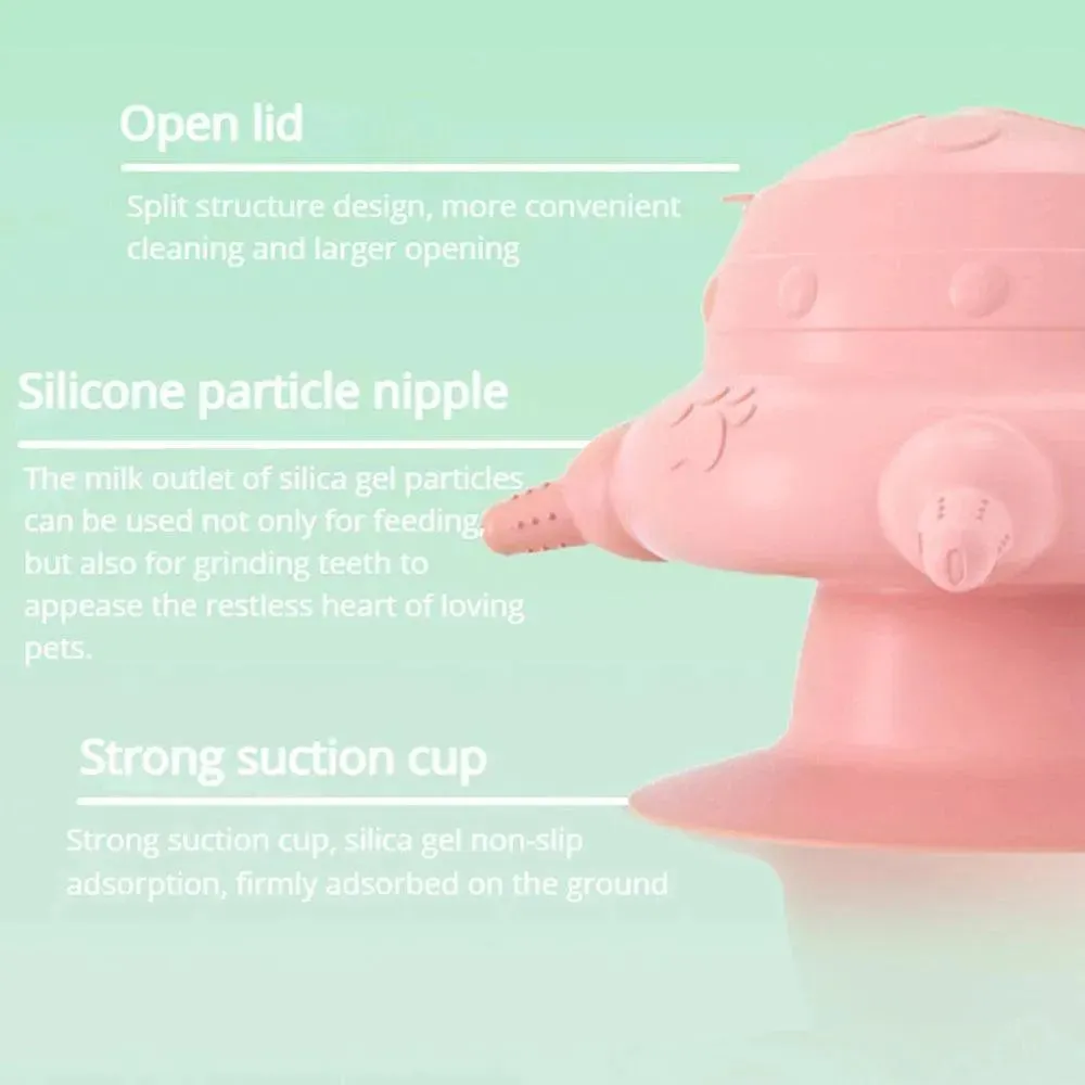240ml Puppy Kitten Feeder with 4 Teats