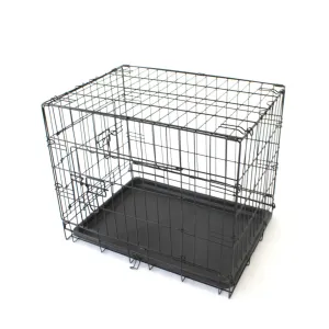 24" Small Puppy Crate Metal Cage Kennel House Training Dog Cat Pets