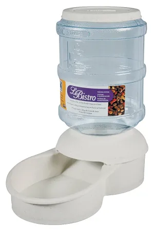 Aspenpet 24308 Pet Feeder, 5 lb Volume, Plastic, Bleached Linen :EA: QUANTITY: 1