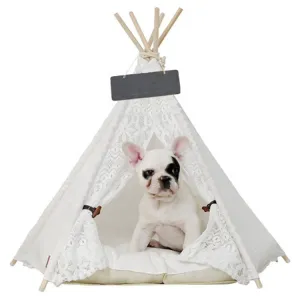 Crochet Teepee With Cushion