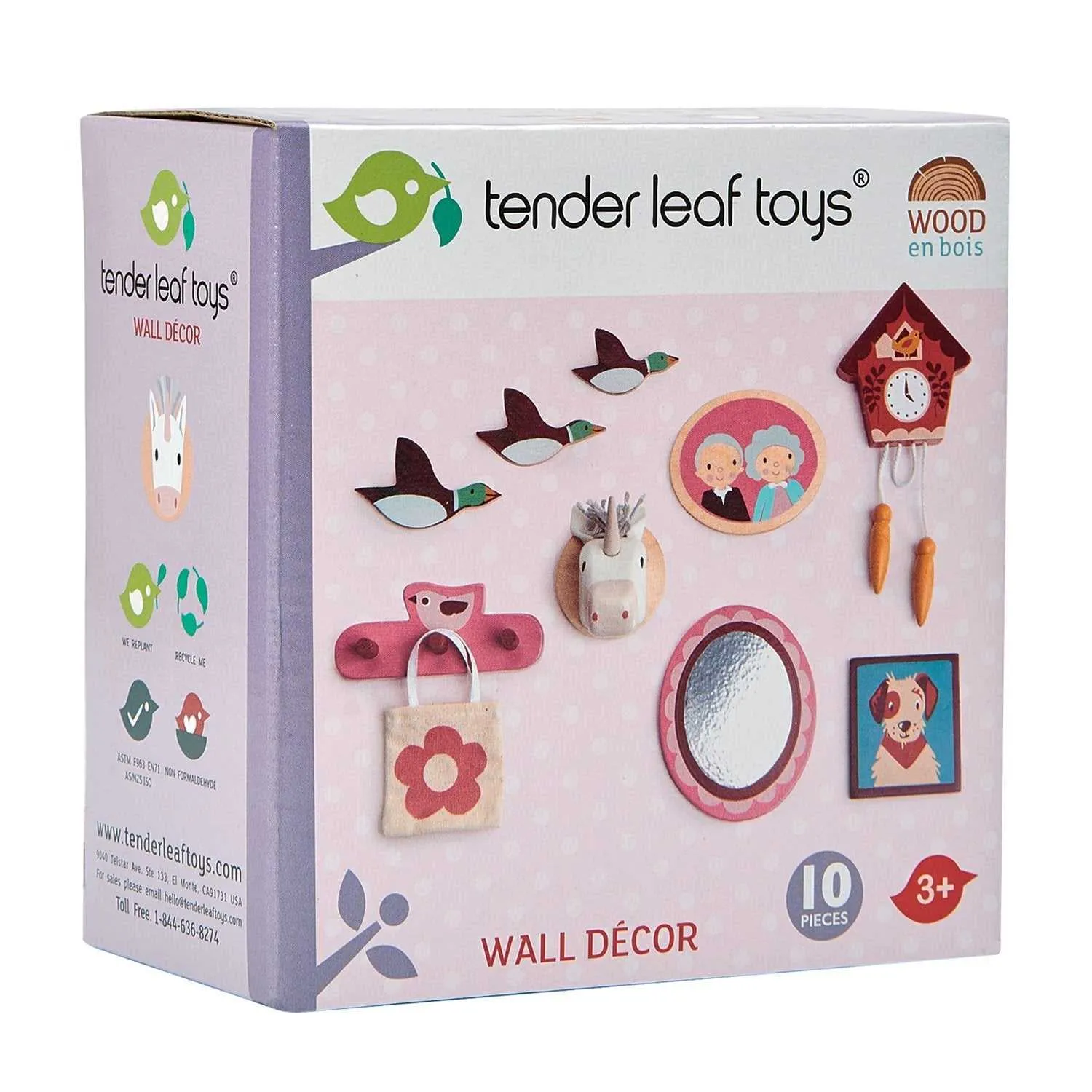 Dolls House Wall Decor Set - Tender Leaf Toys