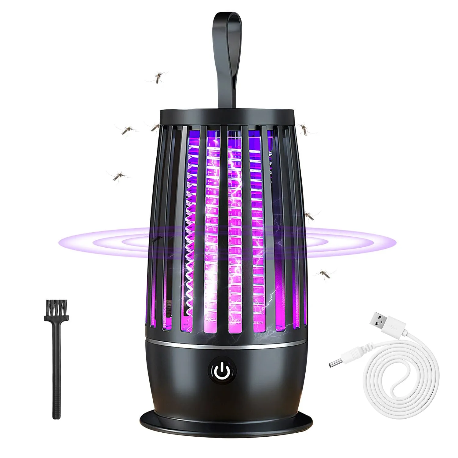 Killer Lamp Bug Zapper with Night Light Strap Mosquito Catcher