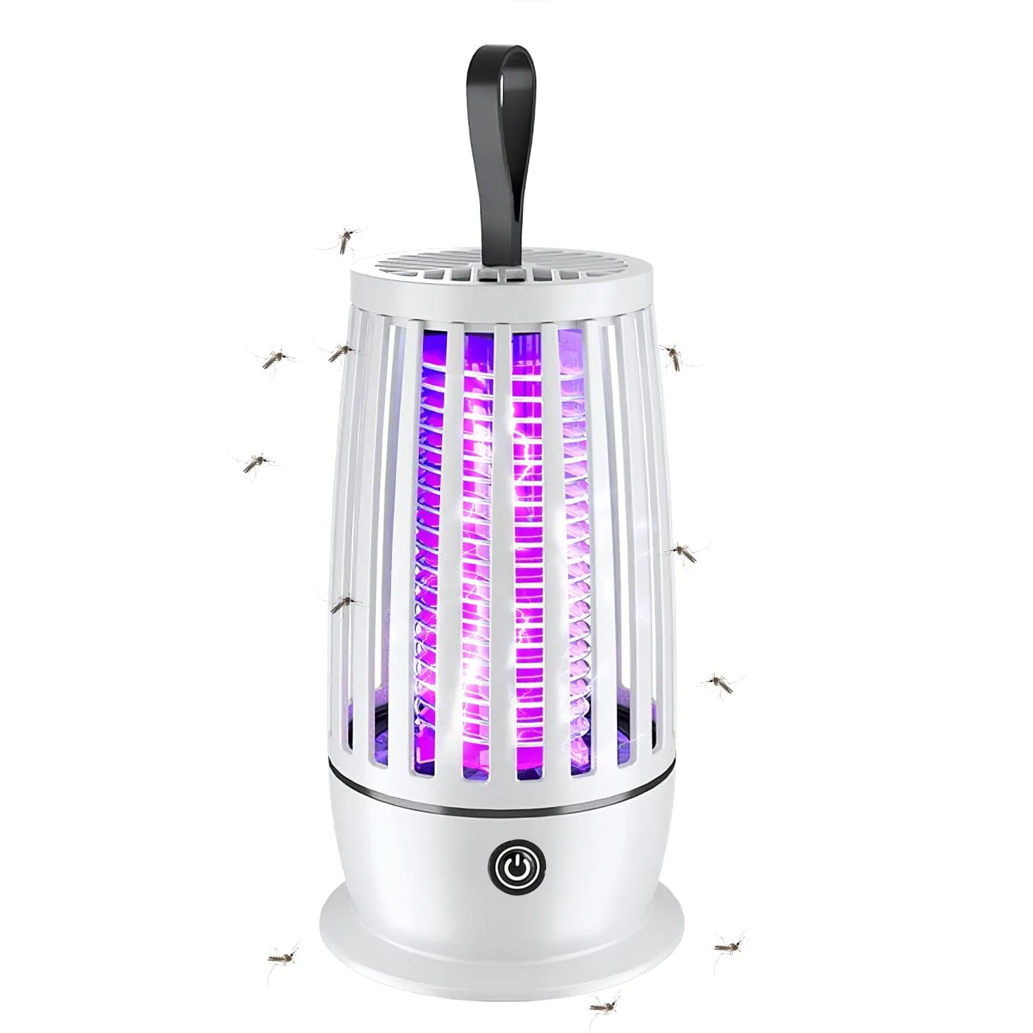 Killer Lamp Bug Zapper with Night Light Strap Mosquito Catcher