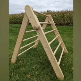 Pikler Triangle Combo - Natural (Handmade in Canada!)