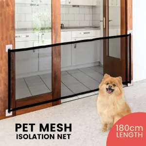Portable Pet Safety Barrier, 180cm, Folding Mesh Fence