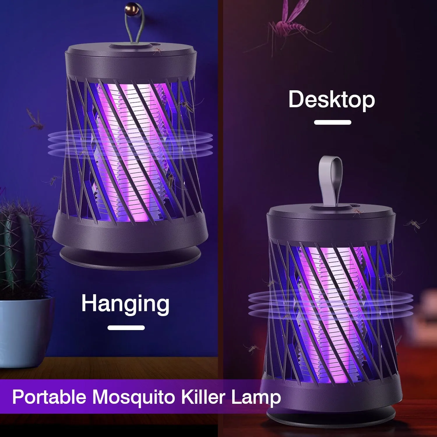 Rechargeable Mosquito Killer Lamp with Night Light