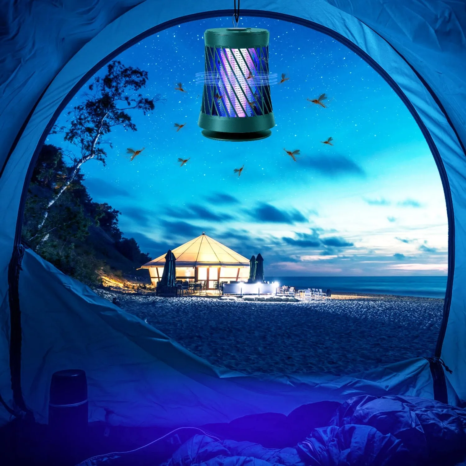 Rechargeable Mosquito Killer Lamp with Night Light
