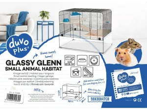 Small Animal Habitat Glassy Glenn 59X38X47Cm Multicolour